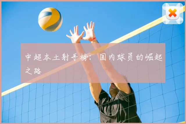 中超本土射手榜:国内球员的崛起之路